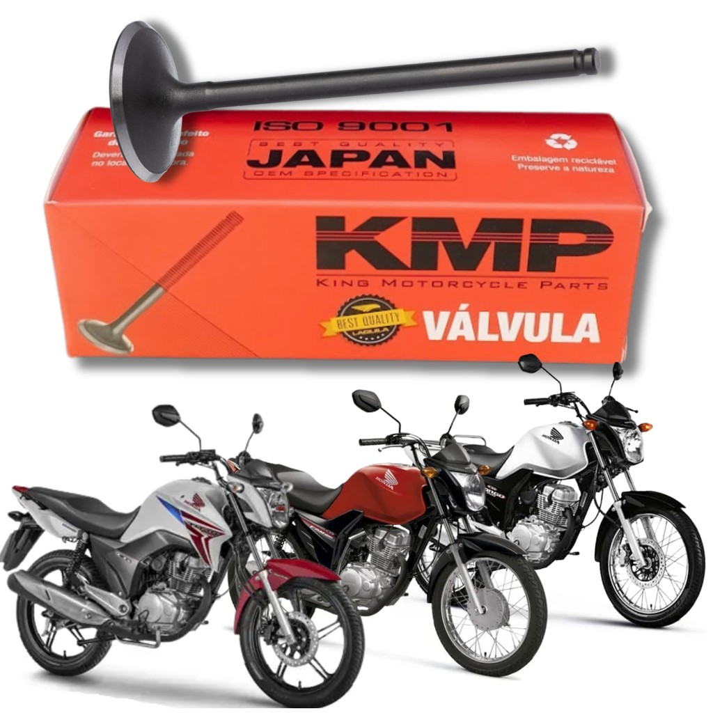 VALVULA  ADMISSAO KMP CG CARGO 125 2009 2010 2011 2012 2013 2014 2015 2016 2017 2018