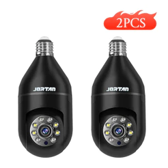 Kit 2 CCTV E27 Câmera De Lâmpada CCTV 360° rotação Cámara inteligente sem fio Wifi Yousee