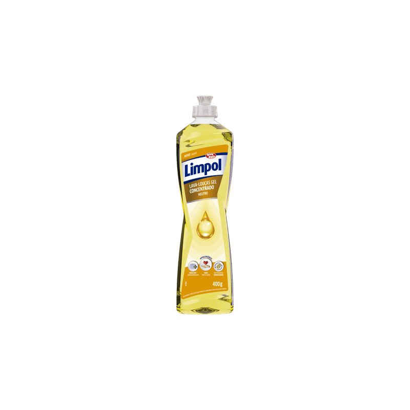Lava-Louças Limpol Gel Concentrado Neutro 400g