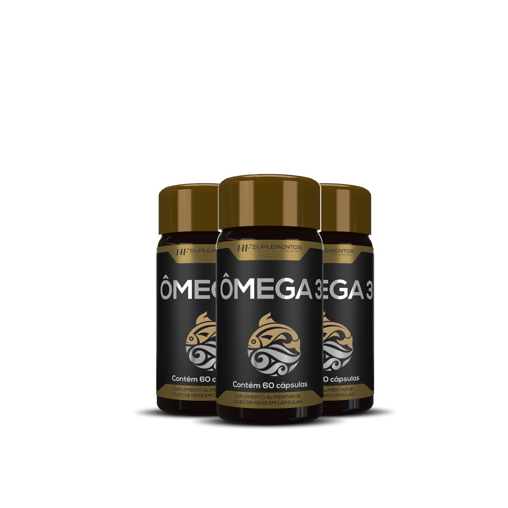 3X ÔMEGA 3 PREMIUM 60CAPS HF SUPLEMENTOS