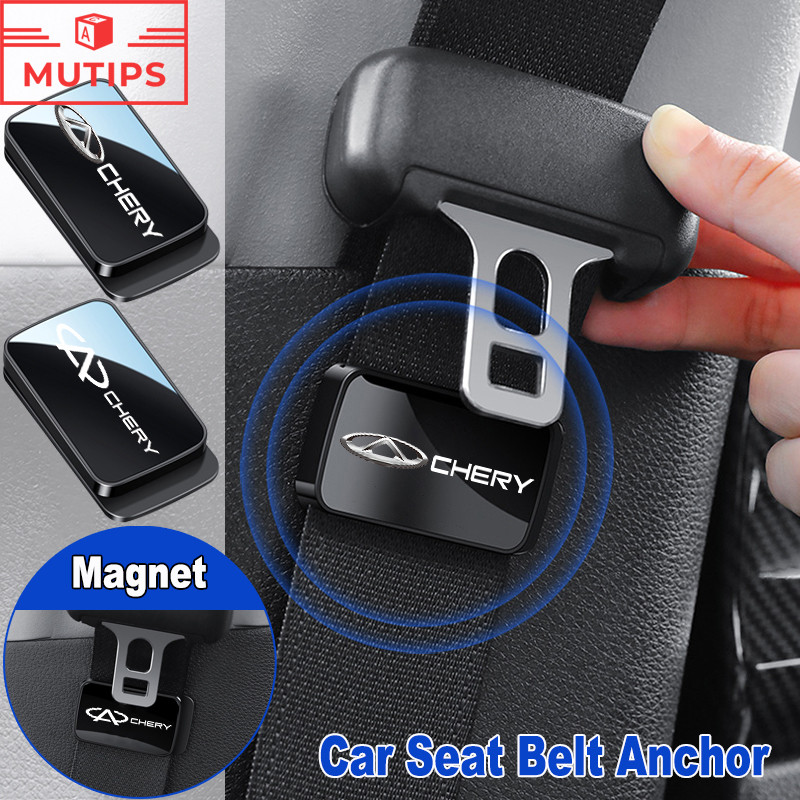 Chery Suporte De Cinto De Segurança Do Carro Rolha Magnética Fivela Estabilizador Anti-Risco Para Tiggo 5x 8 7 Pro 4 Omo