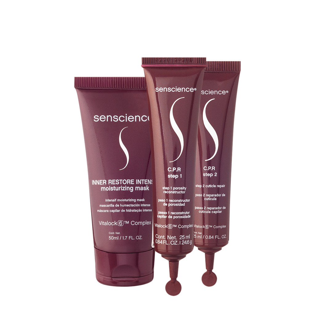 Kit Senscience Inner Restore Intensif Máscara e C.P.R. Ampola (2 produtos)