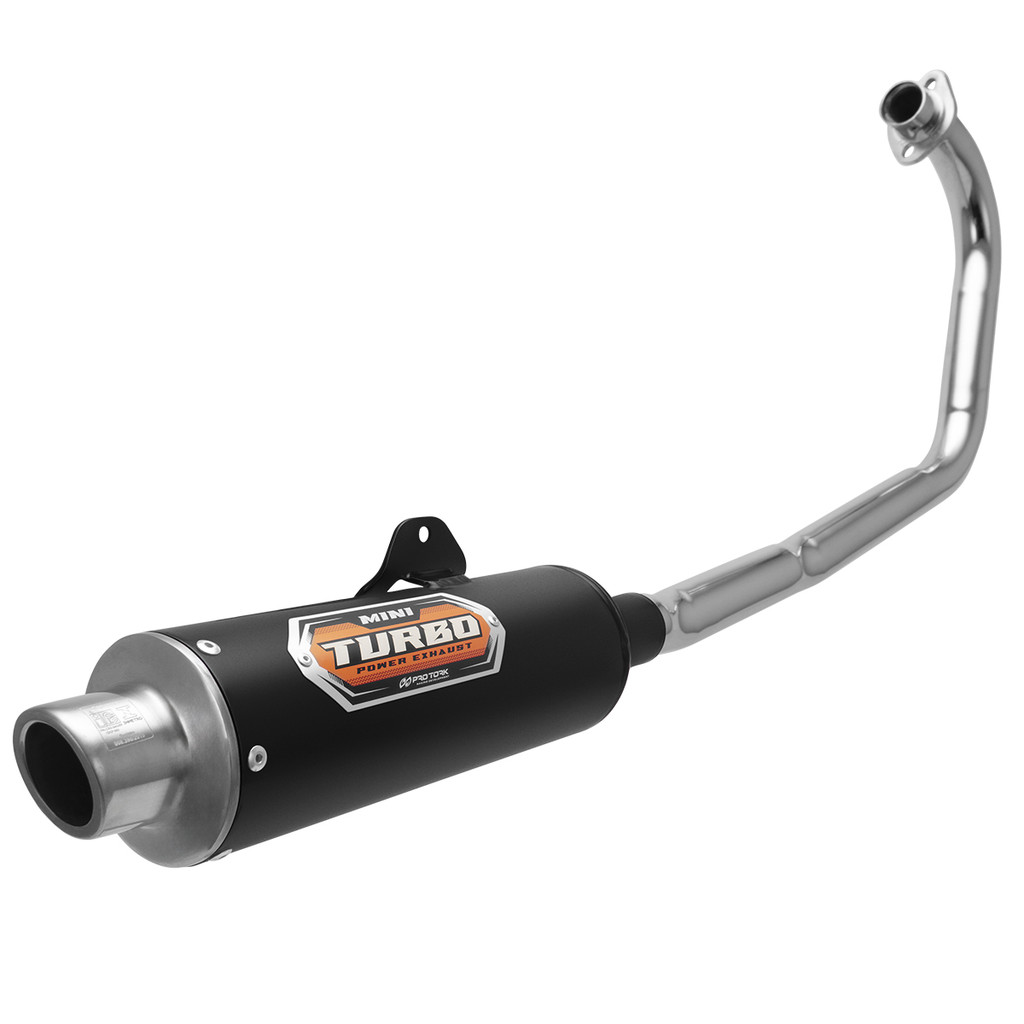 Escapamento Escape Esportivo Pro Tork Mini Turbo Titan 125 Esd 2000 - 2004 Curva