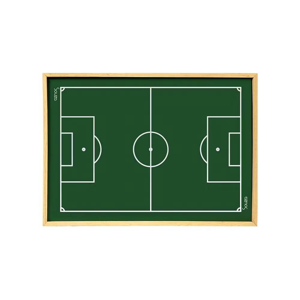 Campo Tabuleiro de Futebol Botão 90x60 Pinus Natural