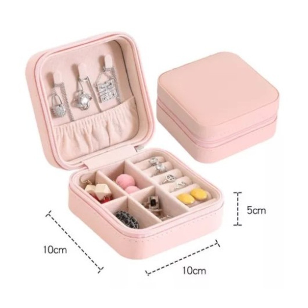 KIT 12 pcs Porta Jóias Portátil Caixinha Bolsa de Armazenamento Colar Brincos Anéis em Oferta na Shopee