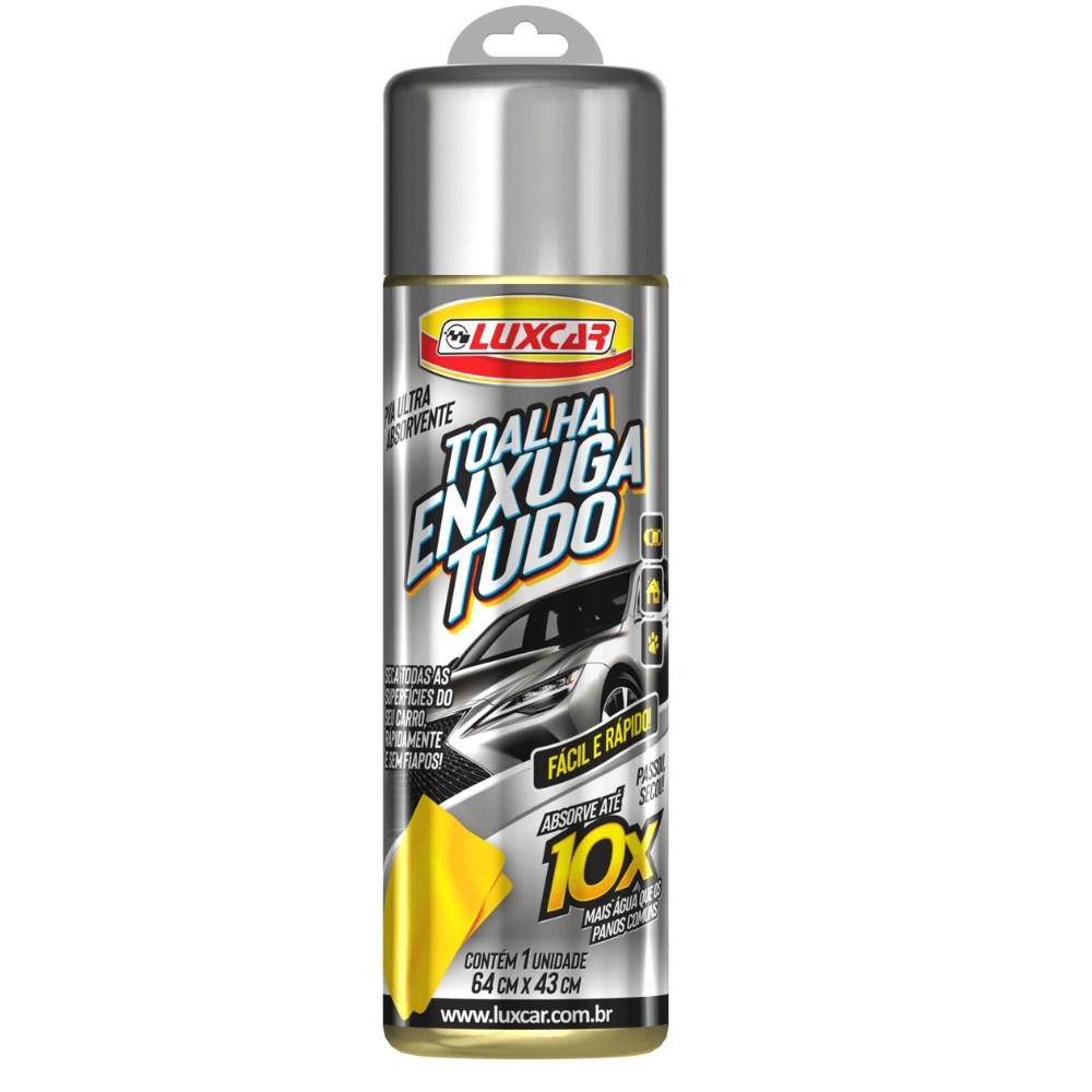 TOALHA ENXUGA TUDO LUXCAR  64X43CM em Oferta na Shopee