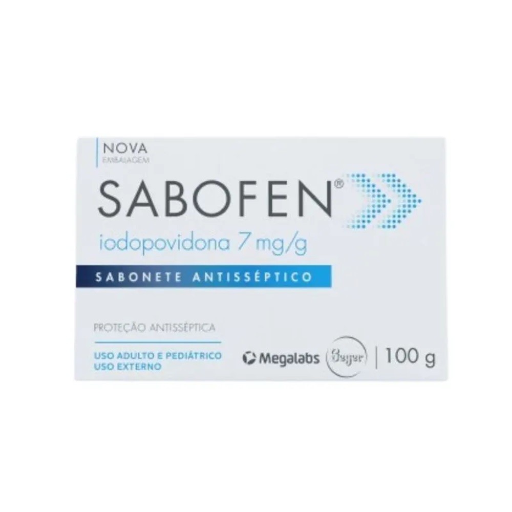 Sabonete Antisséptico Sabofen 100g - Megalabs em Oferta na Shopee