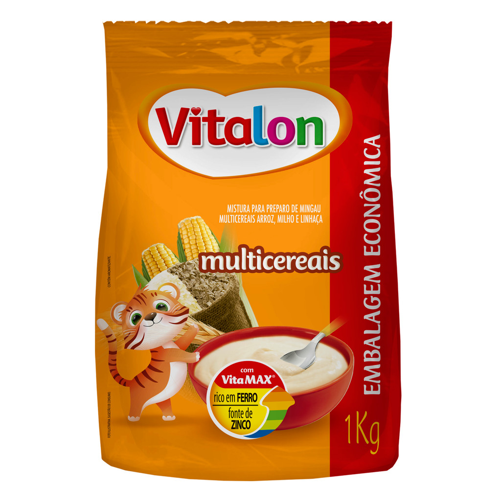 Mingau Multicereais Vitalon - 1k - Mom & Baby