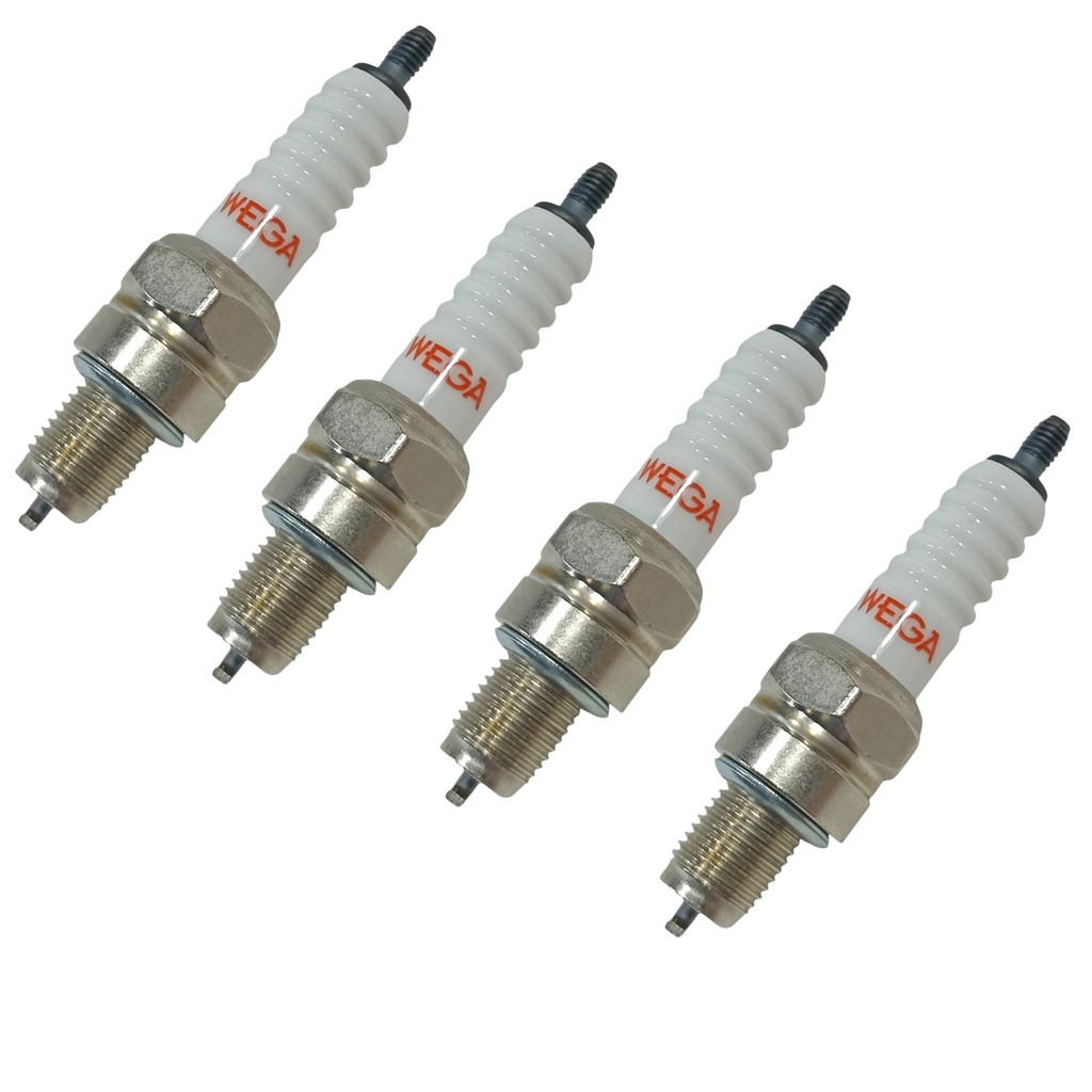 Kit 4 Vela Ignição CR7HSA Neo At 115 Tt-R 125  Ybr 125 Xtz 125 2000 a 2010 2011 2012 2013 2014 2016