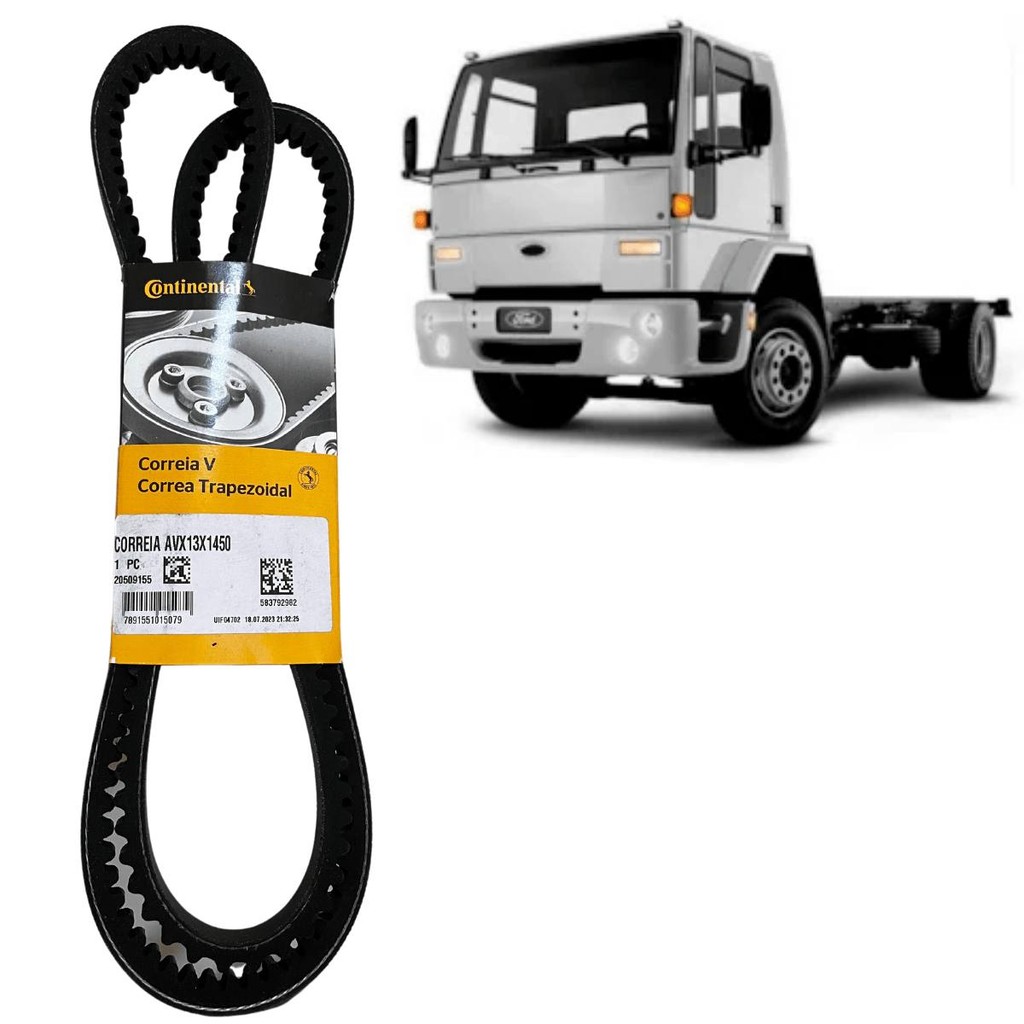 Correia Do Alternador Poly V Ford Cargo 13X1450 Continental