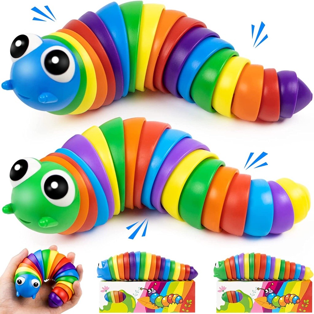Super LargATA 3D Insect Toy Sensor Interessante De Insetos Descompressão Feliz Da Lagarta em Oferta na Shopee