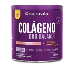 Colágeno Duo Balance Verisol Abacaxi com Hortelã 300g Sanavita