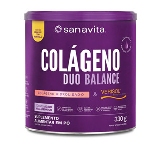 COLAGENO DUO BALANCE AH - ABACAXI COM HORTELA - 330G - SANAVITA em Oferta na Shopee