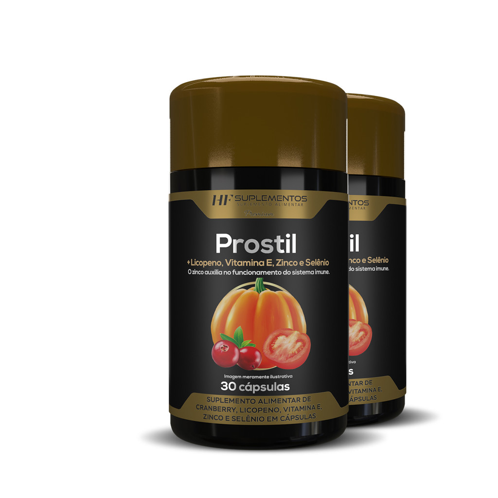 2x PROSTIL 500 OLEO SEMENTE DE ABOBORA 30CAPS HF SUPLEMENTS