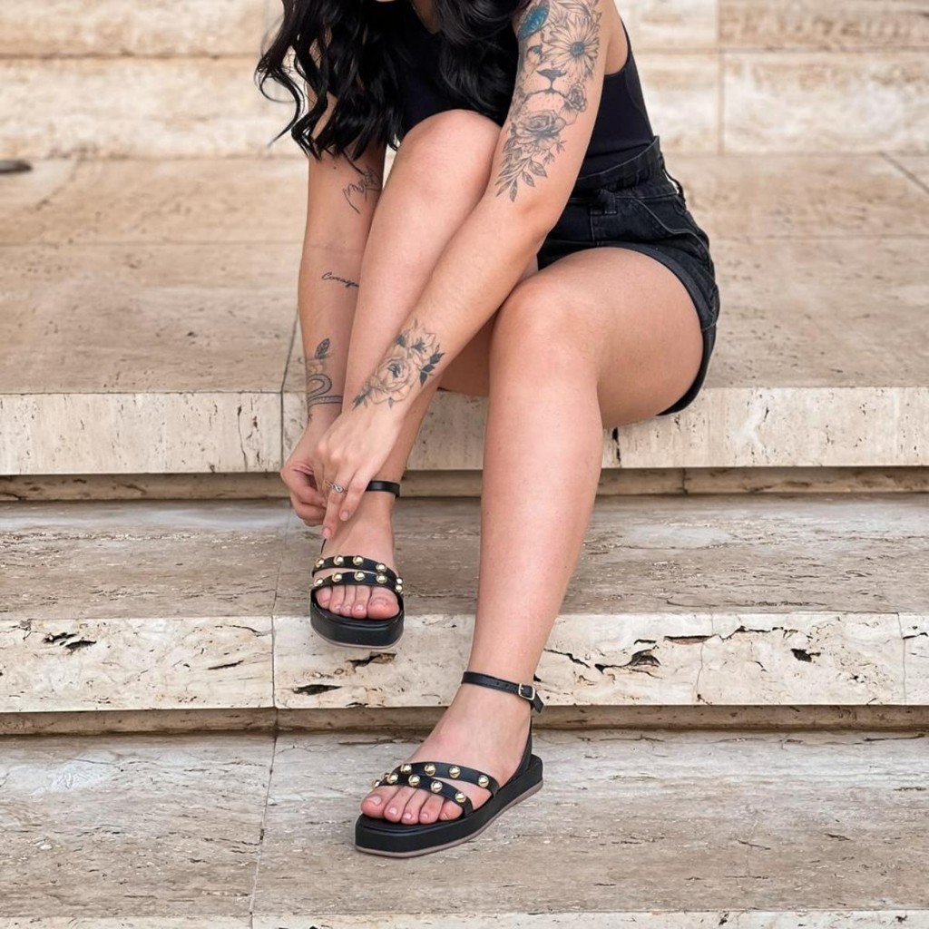 Sandalia Feminina Flatform Meia Esfera Moda Conforto em Oferta na Shopee