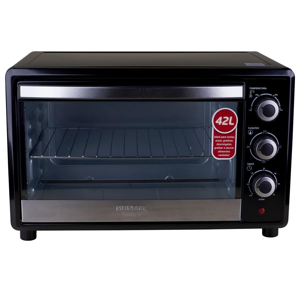 Forno Elétrico 42L Family II FR42 Mondial Preto 127V - Home Appliances