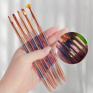 Kit com 5 Pinceis para Nail Art Furta Cor - X&D em Oferta na Shopee