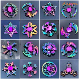 DARON Hand Spinner , Dragon Wings Alloy Metal Rainbow Finger Toys Anti-Ansiedade Alta Velocidade Pressão Fingertip Gyro em Oferta na Shopee