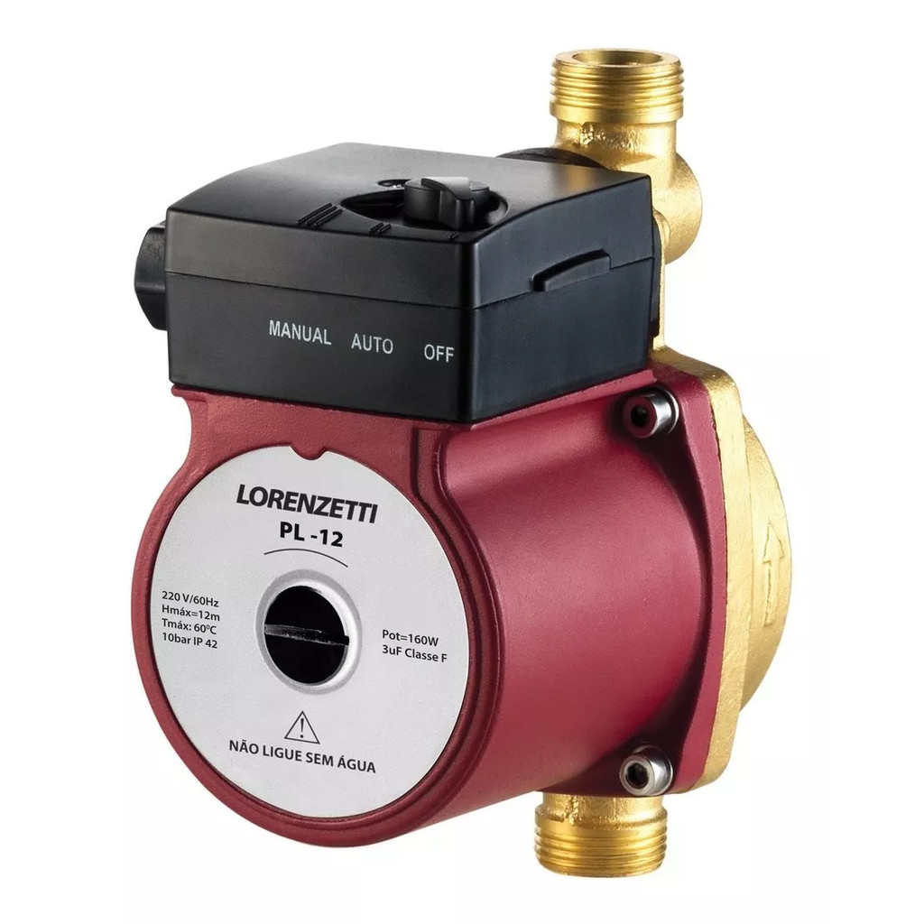 Pressurizador de Água Lorenzetti PL-12 160W x 127V