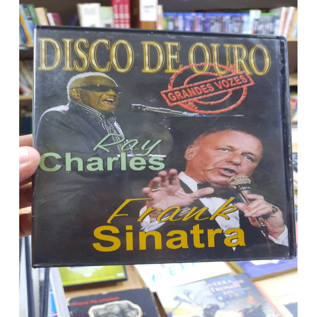DVD: Disco de Ouro Grandes Vozes Ray Charles e Frank Sinatra editora nd