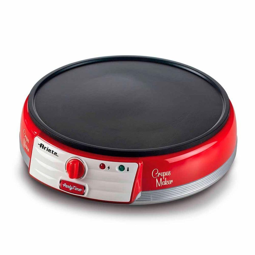 Máquina De Crepe Retrô 127V Ariete Vermelha em Oferta na Shopee