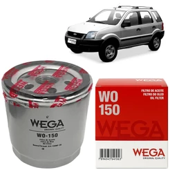 Filtro Óleo Ford Ecosport 1.0 1.6 2003 A 2006 Wega