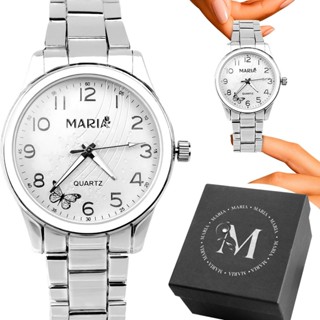 relogio feminino original caixa prata aco inoxidavel delicado social presente garantia casual em Oferta na Shopee