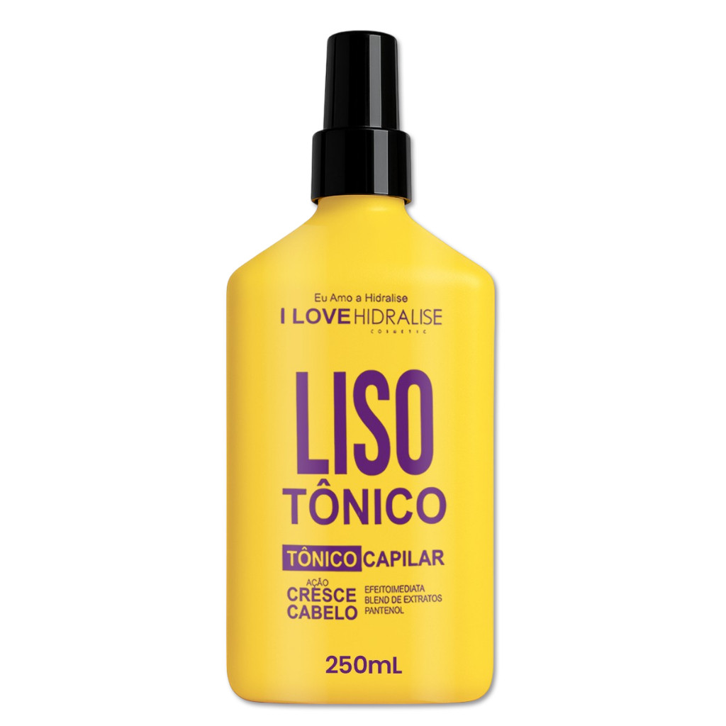 Tônico de Crescimento Acelerado LisoTonico Lisoterapia Hidralize Resultado Rápido Spray 250ml em Oferta na Shopee