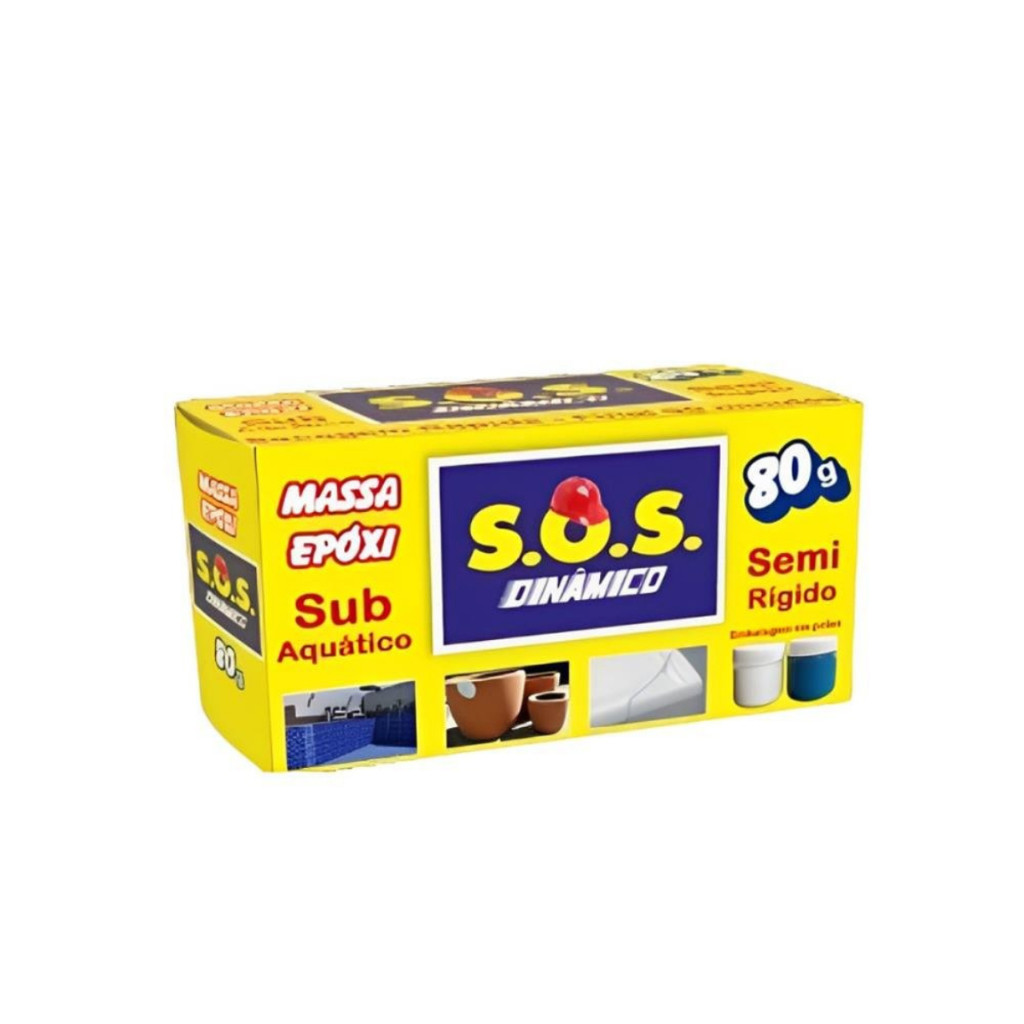 Kit 5 Unidades Sos Secagem Rapida Dinamico 80gr - Vedatudo
