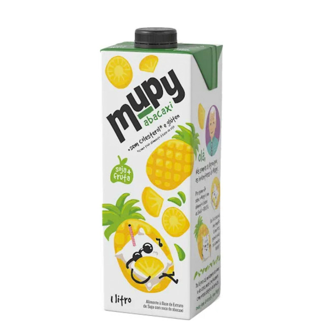Suco De Soja Mupy Abacaxi 1 Litro em Oferta na Shopee