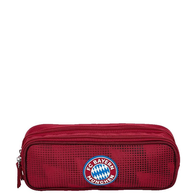 Estojo 2 Compartimentos Bayern X01 - Vermelho e Preto - Stationery