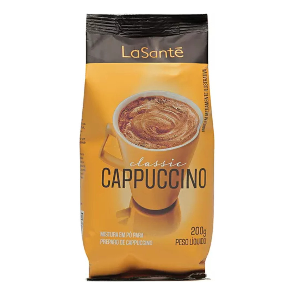 Cappuccino La Sante Classic 200g Kit 3 Unidades em Oferta na Shopee