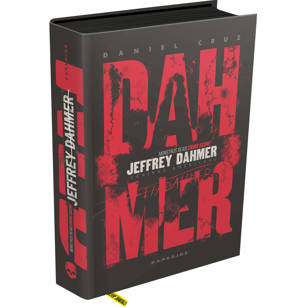 Capa do livro Livro - Jeffrey Dahmer: Canibal Americano - por Daniel Cruz - Editora Darkside -