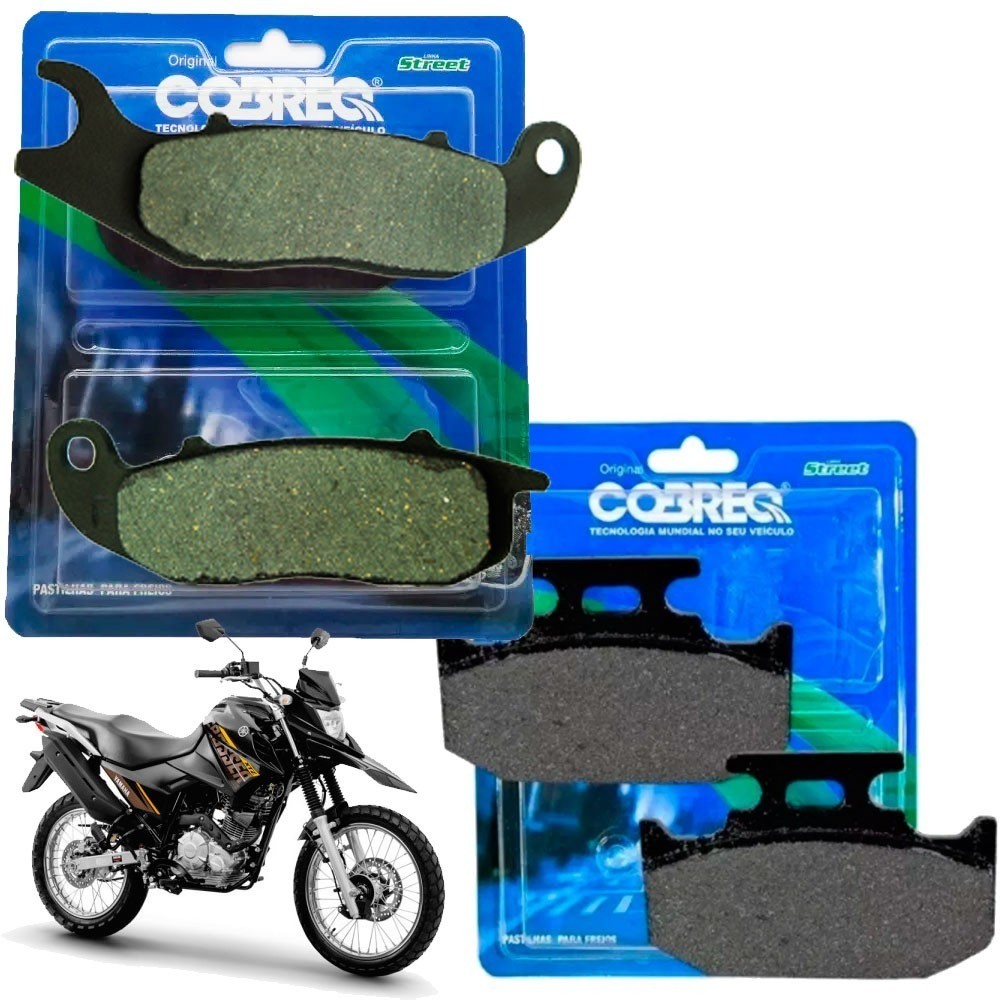 Kit Pastilha De Freio Xtz Crosser 150 Abs 2019-2020 Cobreq