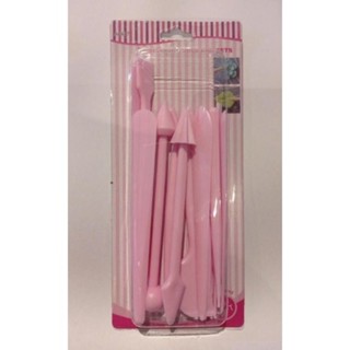 Kit Estecas Plastico 12pecas ideal para uso em Biscuit, Confeitaria e Artesanatos em Geral em Oferta na Shopee