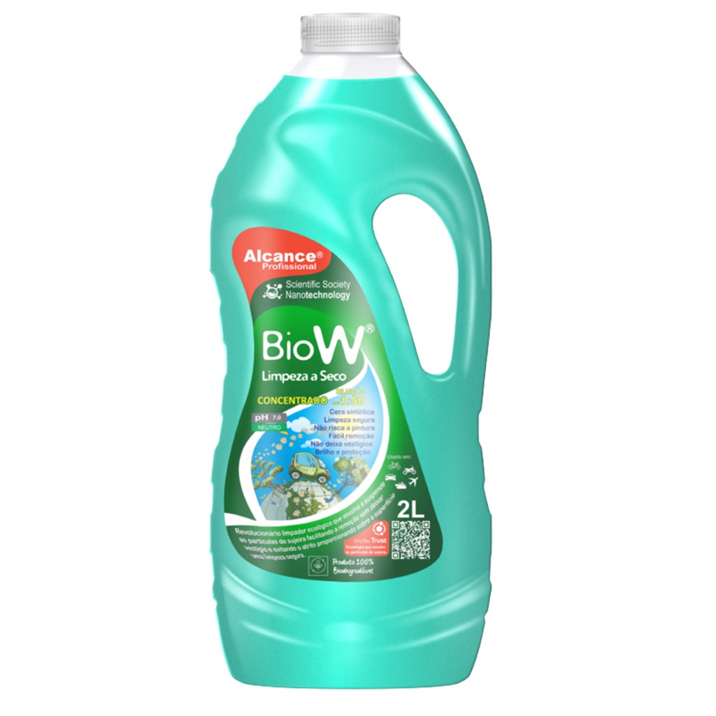 BioW Limpeza a Seco Concentrado Automotivo - 2 litros