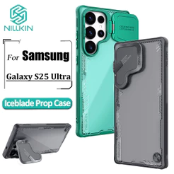 Nillkin Iceblade Prop Case Para Samsung Galaxy S25 Ultra Phone Cases Flip Cover Lente Capa Protetora Traseira