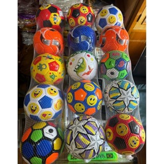 kit 5 /kit 2 pçs de mini bola de futebol número 5 para os pequenos se divertir misto bomba em Oferta na Shopee