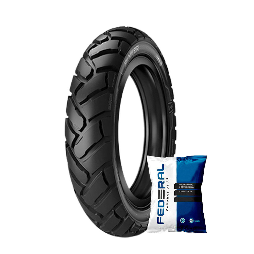 Kit Pneu Ira Bunker 110/90-17 + Câmara de Ar Bros/ Xre 190 em Oferta na Shopee