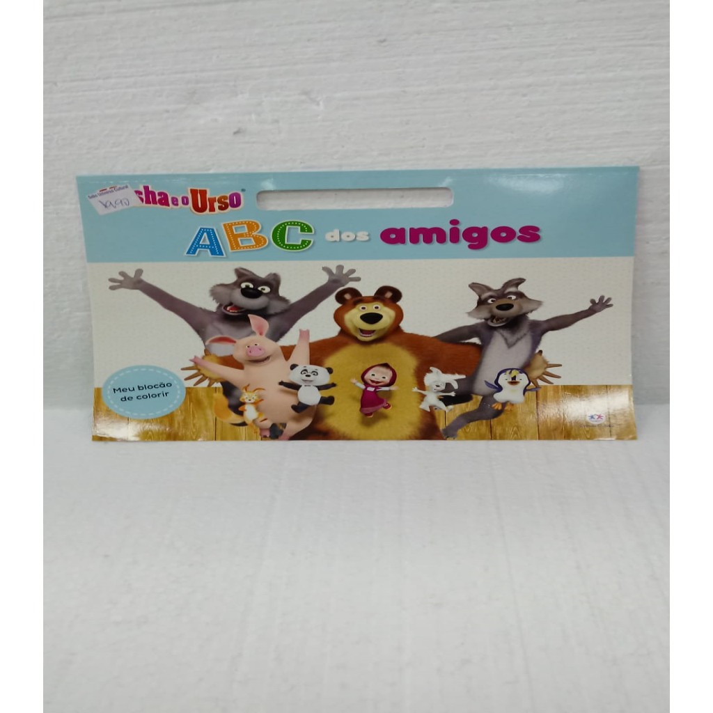 Masha e o Urso- ABC dos amigos: Meu Blocão de Colorir autor Barbieri, Paloma Blanca Alves