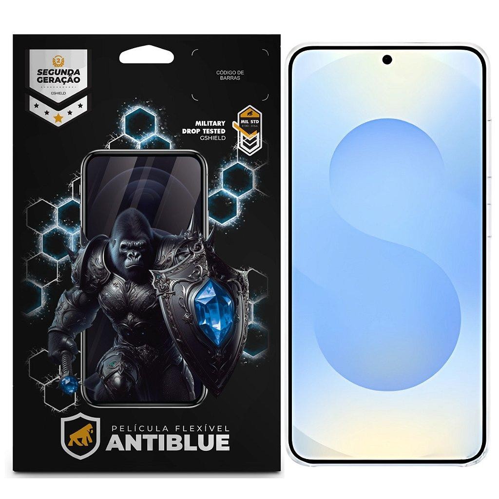 Película Protetora Anti Luz Azul para Samsung Galaxy S25 Plus - AntiBlue - Gshield em Oferta na Shopee