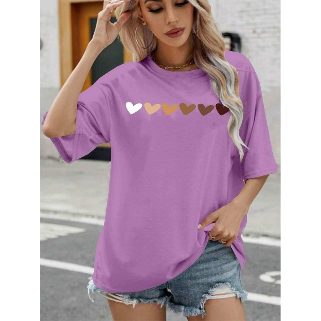 Camiseta Unissex Oversized Larga Old School Estilosa Tecido Confortável Blusa Feminina Estampada