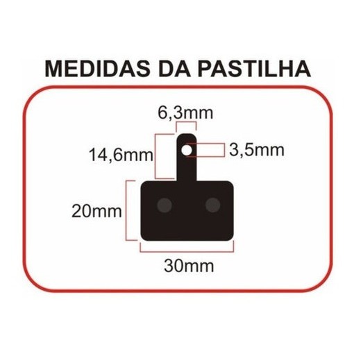 KIT 20 PARES PASTILHA DE FREIO HIDRÁULICO SHIMANO TEKTRO · foto 2