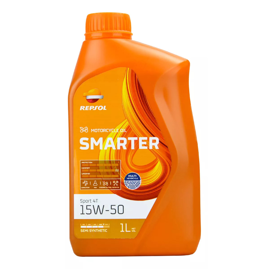 OLEO REPSOL SMARTER SPORT 4T 15W50 SEMISINTÉTICO 1 LITRO em Oferta na Shopee