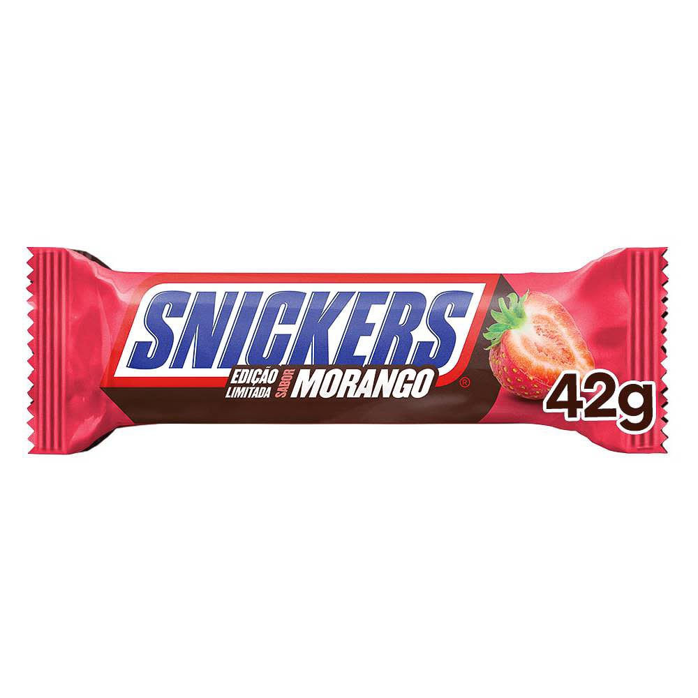 Chocolate Snickers Morango 42g - Food & Beverages