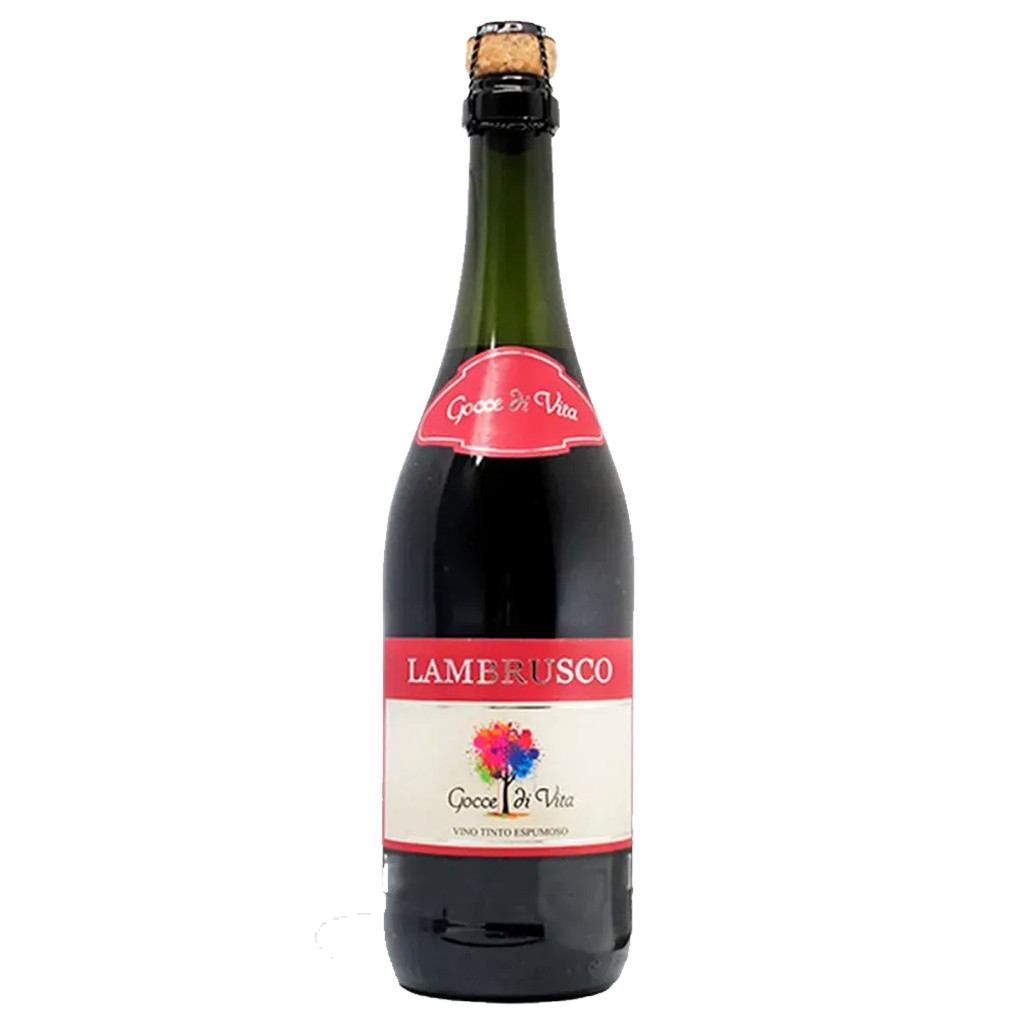 VINHO LAMBRUSCO GOCCE DI VITA  IGT AMABILE ROSSO 750ML