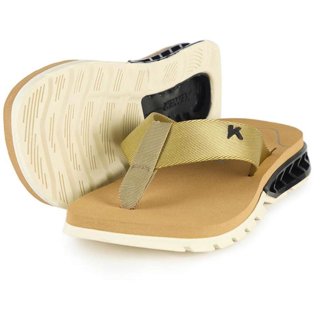Chinelo Kenner Rakka U1 Masculino - Bege e Preto