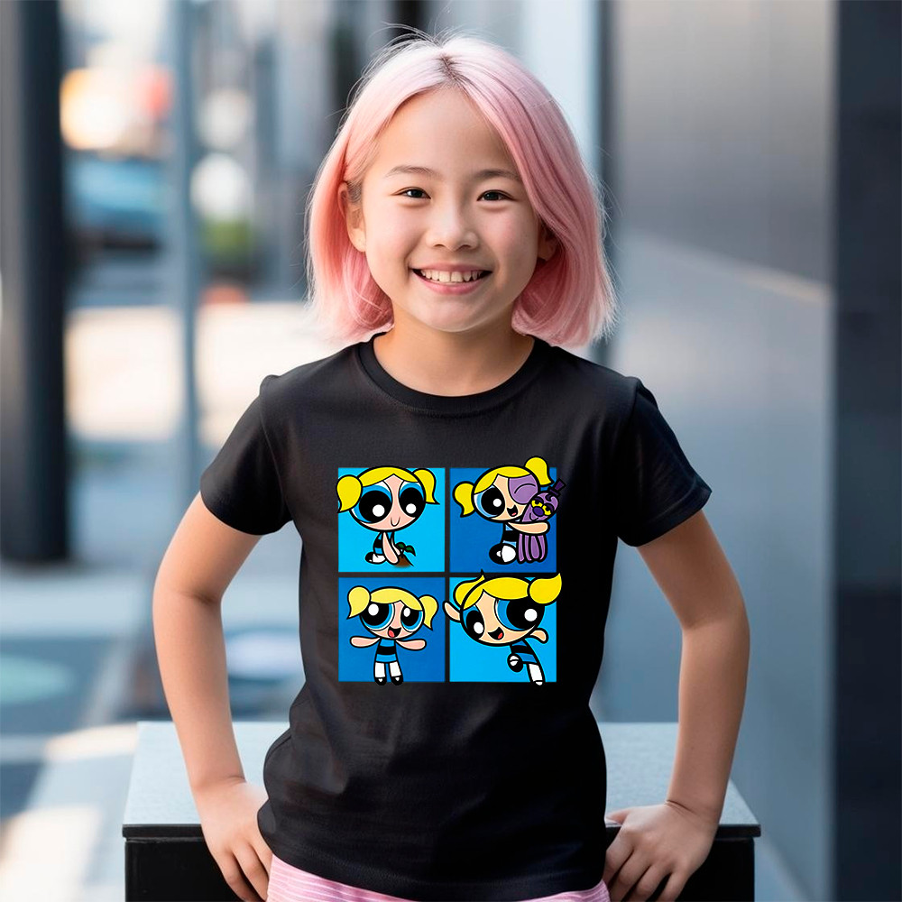 Camiseta Infantil As Meninas Superpoderosas Lindinha