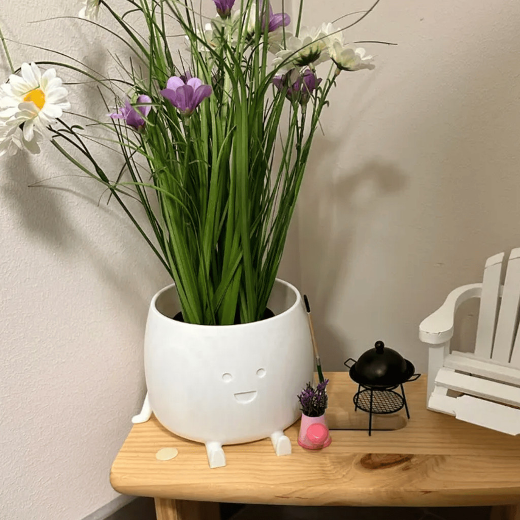 Vaso Vasinho de Plantas Geométricos Cachepot Tubo lines DIVERTIDO Decorativos Para Mesa Rosa Arranjo Flores SucuLENTAS