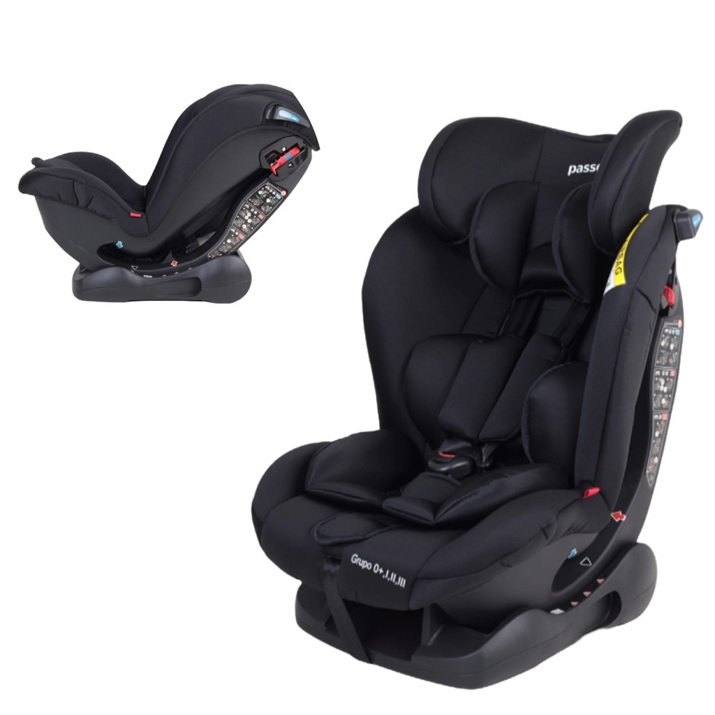 CADEIRINHA INFANTIL PARA CARRO PASSEAR VITA GRUPO 0+ 1 2 3 DE 0 À 36 KG PRETO